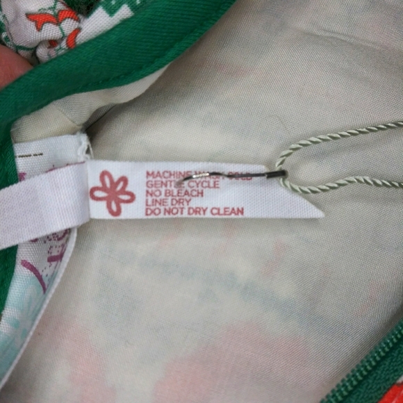 435 By Matilda Jane Spirited Song Cream Orange/Green Folklore Style Floral Dress - Picture 15 of 16